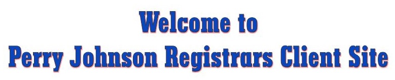 Perry Johnson Registrars, Inc. - Client Site